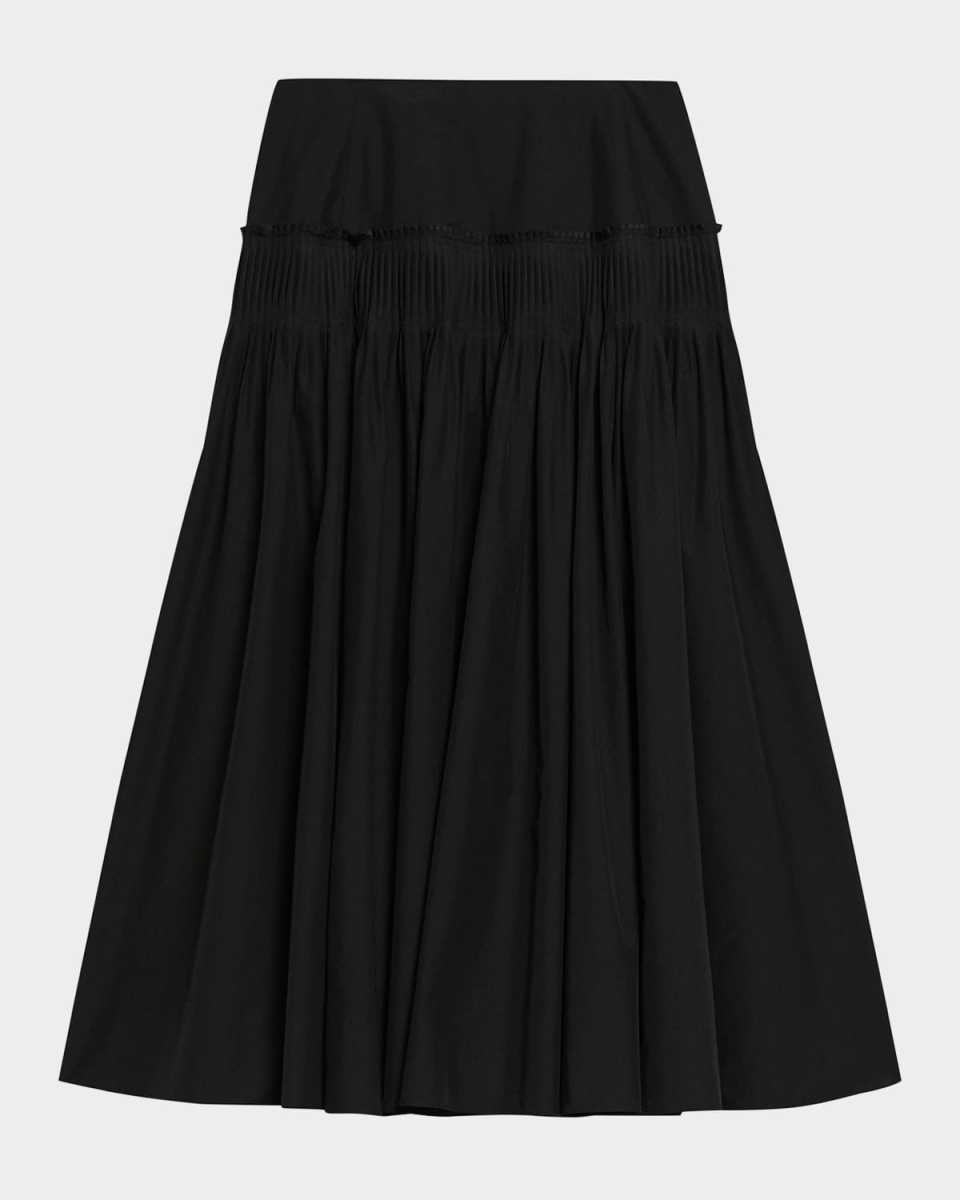 High-Rise Yoke Skirt